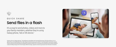 SAMSUNG Galaxy Tab A9 Plus Tablet 11” - 4GB RAM, 64GB Storage, Android, Slim & Lightweight Design, Quad Speakers - Pulse Electro