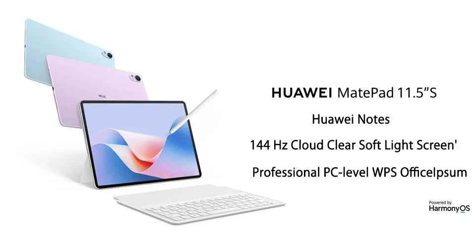 HUAWEI MatePad 11.5S Soft Light Version - 144 Hz High Refresh Rate, 2.8K Display, 8800mAh Battery - Pulse Electro
