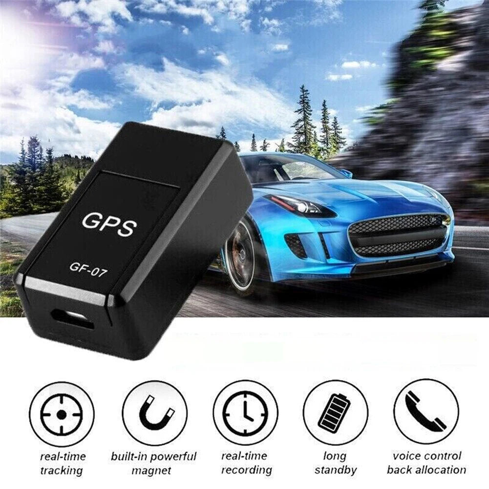 Mini Car GPS Tracker GF-07 Real Time Tracking Anti-Theft Anti-lost Locator Strong Magnetic Mount SIM Message Positioner