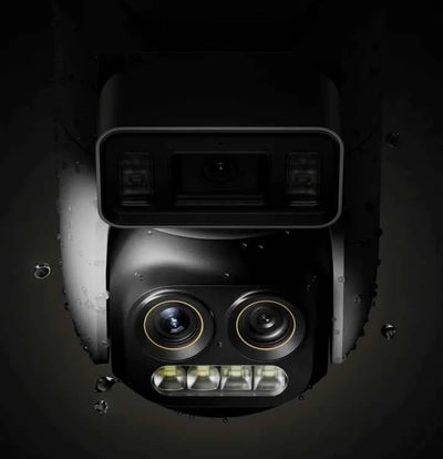 XIAOMI Smart Outdoor Camera 4 Pro Triple Camera Zoom Edition - 360° 5MP 3K with 9x Hybrid Zoom and IP66 Rating - Pulse Electro