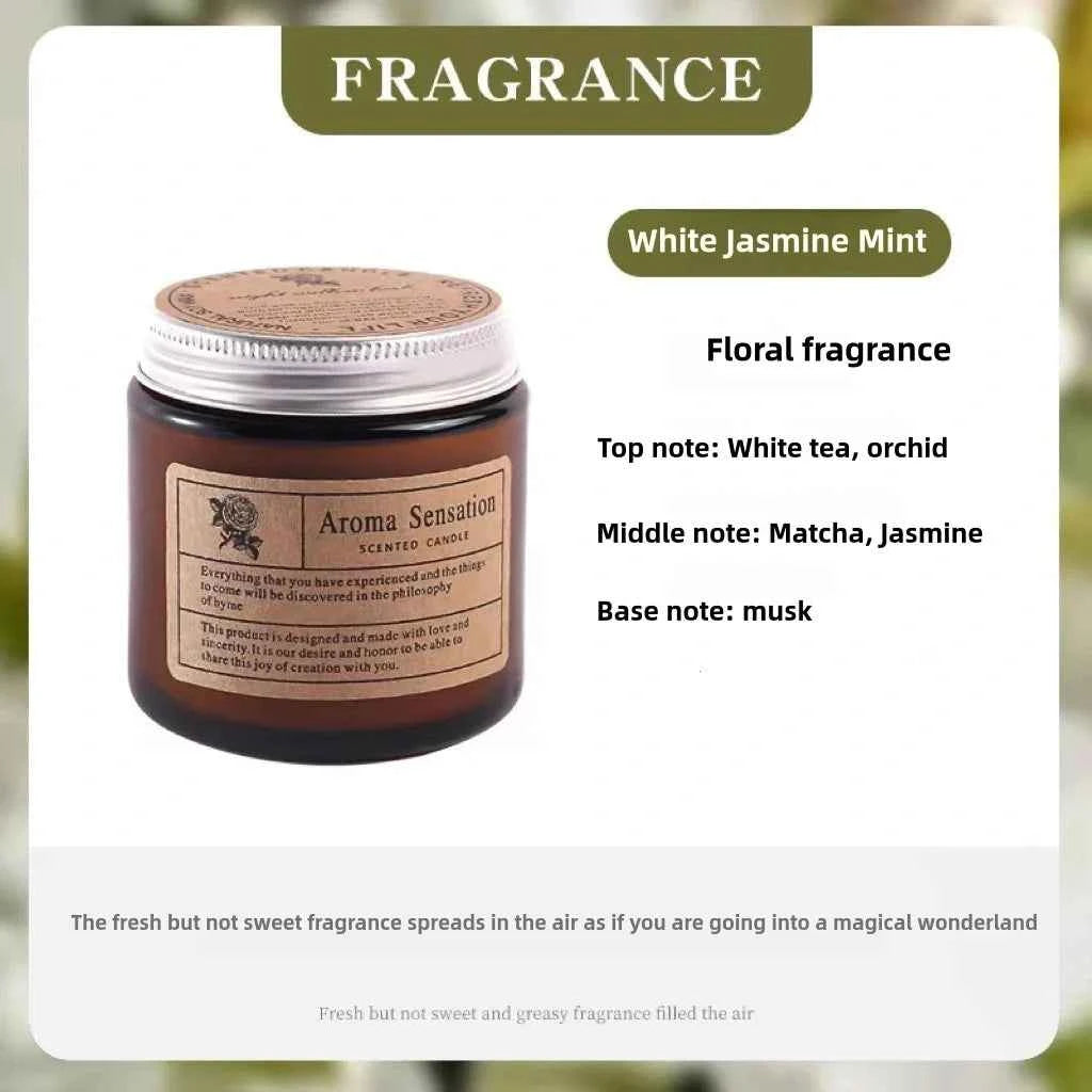 Soy scented Candles for Luxury Home Decoration and Celebrations - Smokeless Aromatic Essential Oil Candle - Pulse Electro