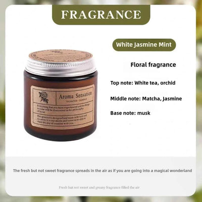 Soy scented Candles for Luxury Home Decoration and Celebrations - Smokeless Aromatic Essential Oil Candle - Pulse Electro