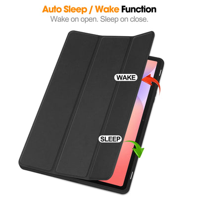 Leather Case-Samsung Galaxy Tab S10 Lite SM-X400 SM-X406B 10.9 Inch 2025 with Pen Holder and Stand for Optimal Protection and Versatility - Pulse Electro