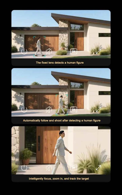 XIAOMI Smart Outdoor Camera 4 Pro Triple Camera Zoom Edition - 360° 5MP 3K with 9x Hybrid Zoom and IP66 Rating - Pulse Electro