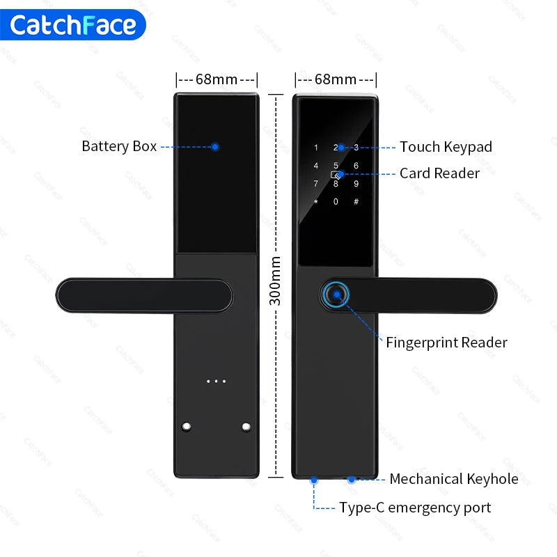 Bluetooth Fingerprint Door Lock TTLock