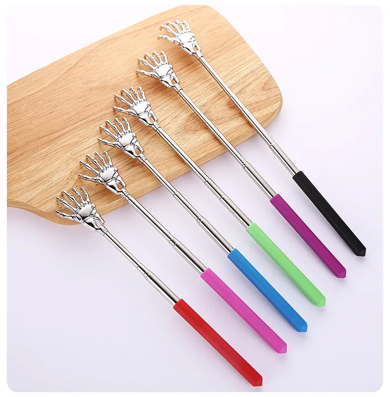 New Telescoping Stainless Steel Products Back Scratcher Back Scratching Relaxation Massager Kit