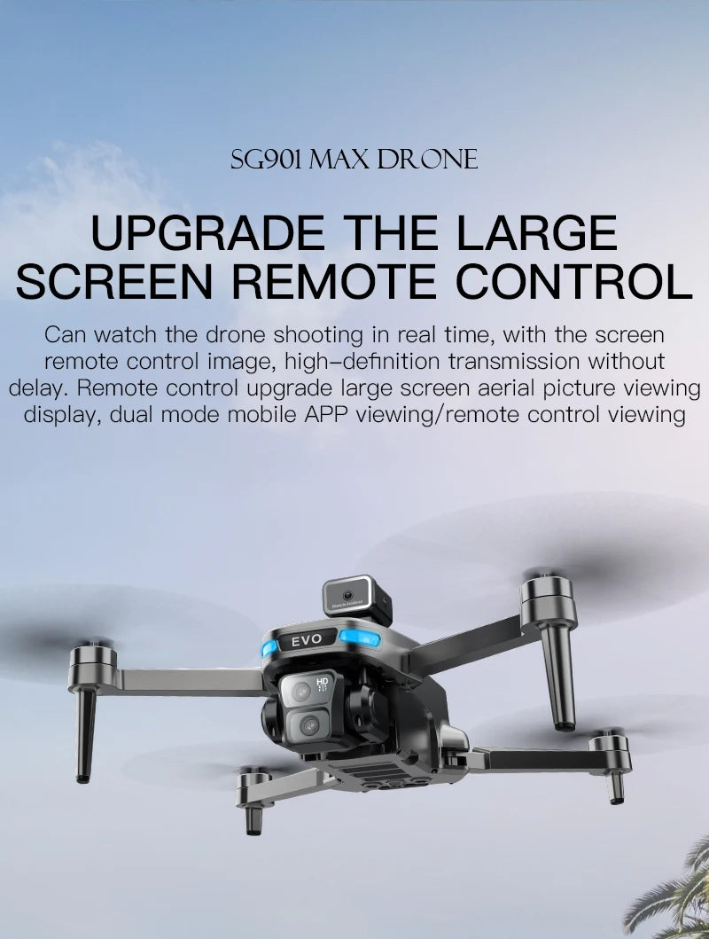 Drone 8K Professional GPS HD Camera Drones 5G WIFI FPV Video 4k UAV 5.9 inch large screen remote control RC Dron SG109 PRO MAX