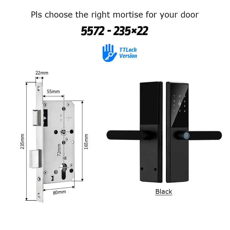 Bluetooth Fingerprint Door Lock TTLock