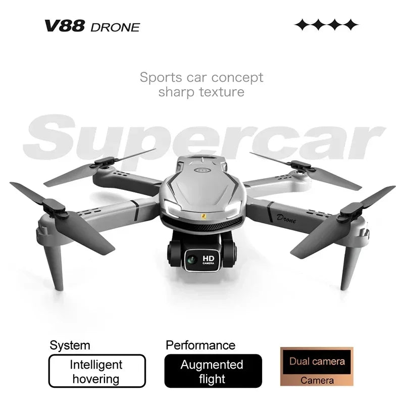 V88 Drone 8K 5G GPS Professional HD Aerial Photography Remote Control Aircraft HD Dual Camera Quadcopter Toy UAV For Xiaomi