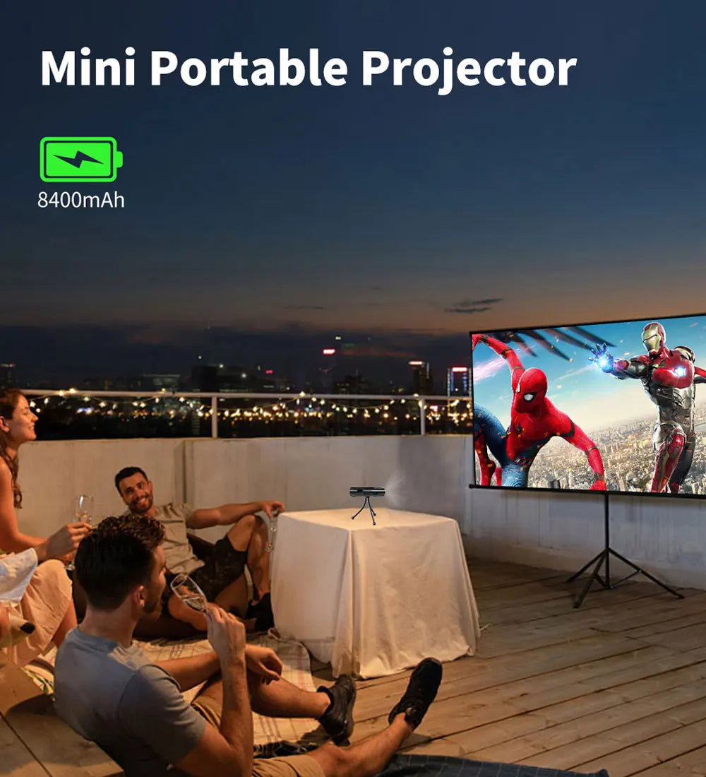 New! Mini Video Projecteur Portable Full Hd Native 720P Home Theater Mobile Phone Led Beamer 3D Movie Projector 3600 Lumens