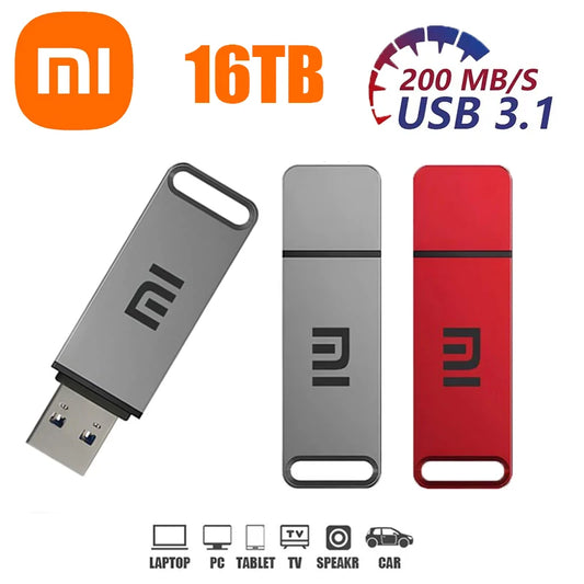 Xiaomi Usb 3.1 Flash Drive 16tb High-Speed Transfer Pen Drive