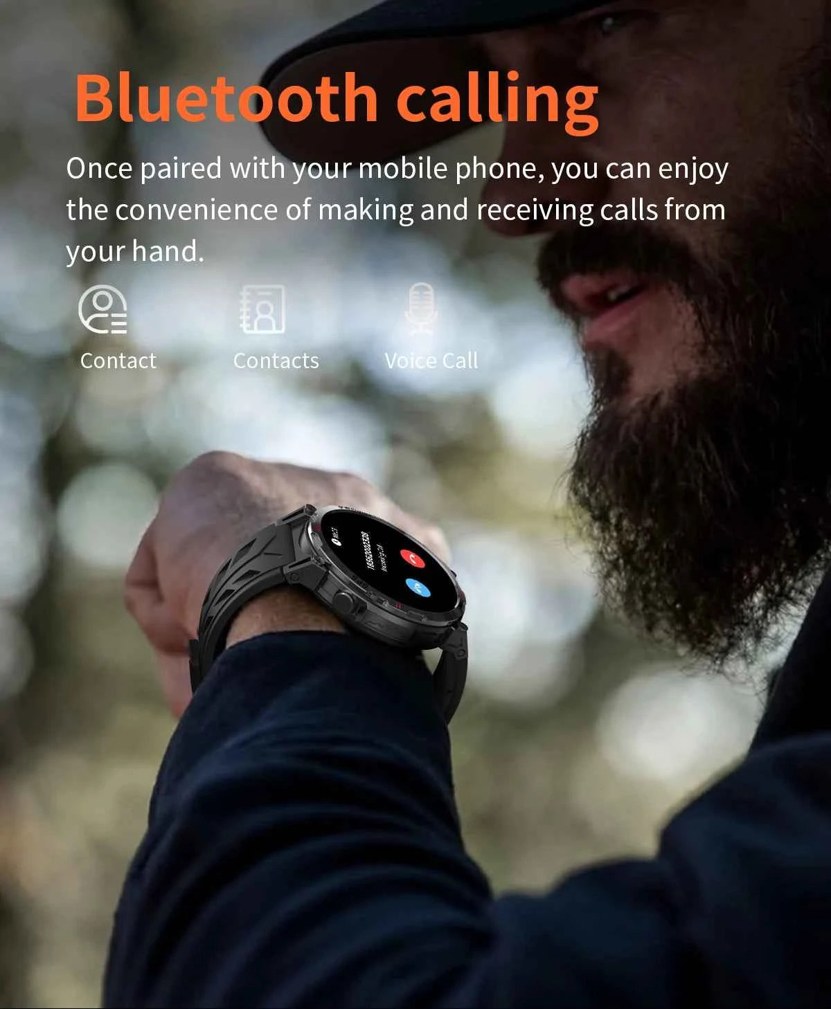 2025 New Military GPS Smartwatch T-Rex3 with 5ATM Waterproof, 650mAh Battery, Heart Rate Monitor, Compass, AI GPT, and Sports Tracker for Men - Pulse Electro